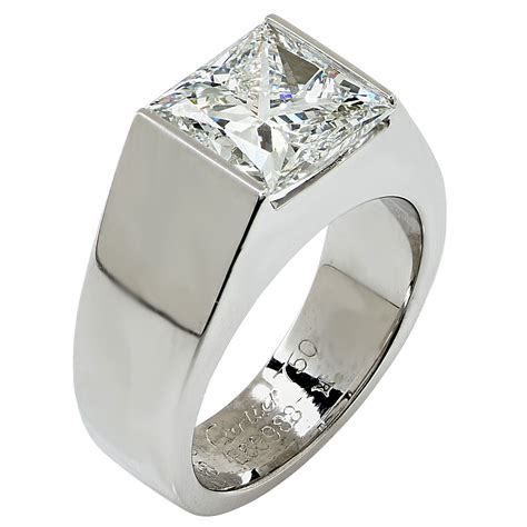 cartier mens diamond ring|cartier designed diamond ring.